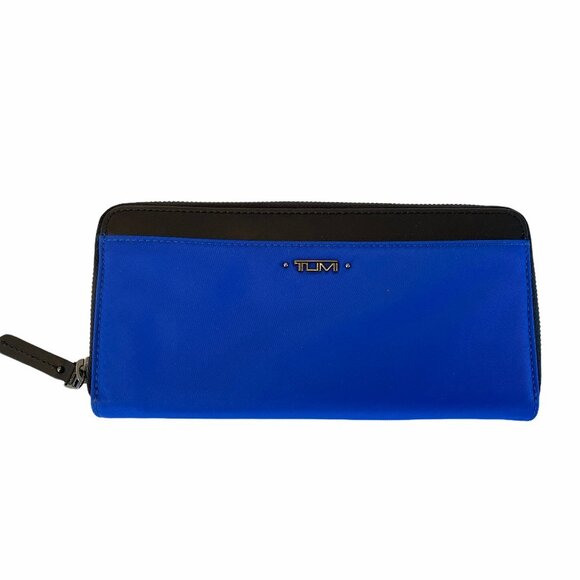 Tumi Vista Zip-around Blue Continental Wallet - Picture 1 of 9